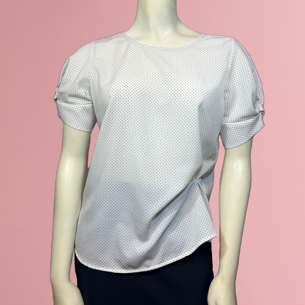 Banana Republic Factory Cream Boxy Blouse